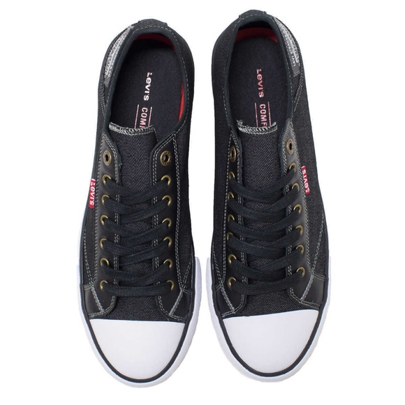 Levi's Mens Stan Buck Black Denim  Sneakers B - Picture 3 of 7